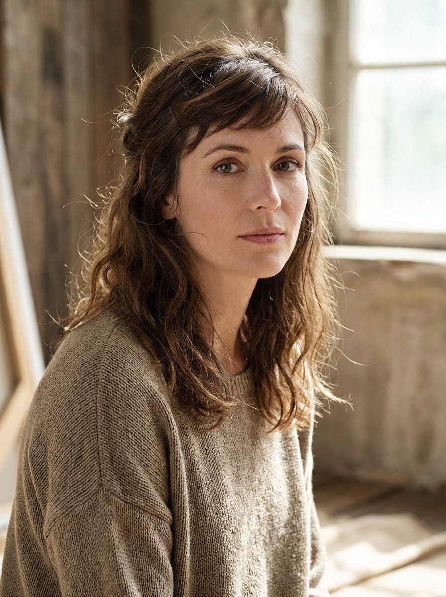 Pflegeleichter Messy Look mit unsichtbaren Pins - Pony wegstecken Frisur